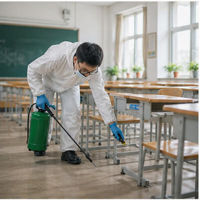 桂林市龙胜县学校中心蟑螂清除案例